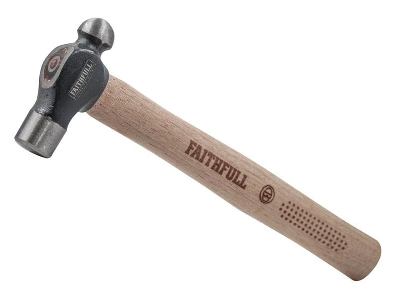 Faithfull 60411392 Fsc Hickory Ball Pein Hammer 340G (3/4 Lb)