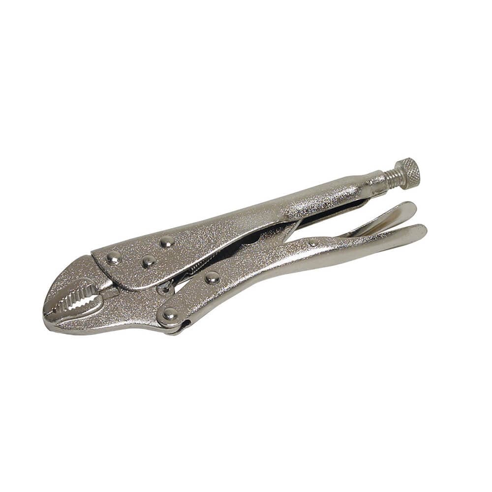 Silverline PL100 Self Locking Pliers 220Mm Curved Each 1