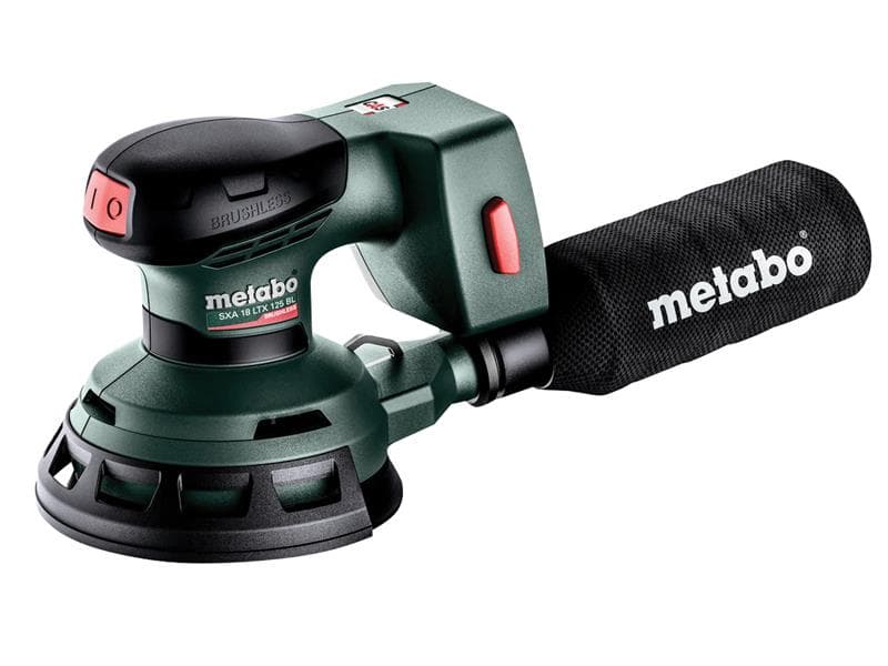 Metabo 600146840 Sxa 18 Ltx 125 Bl Brushless Orbital Sander + Metabox 18V Bare Unit