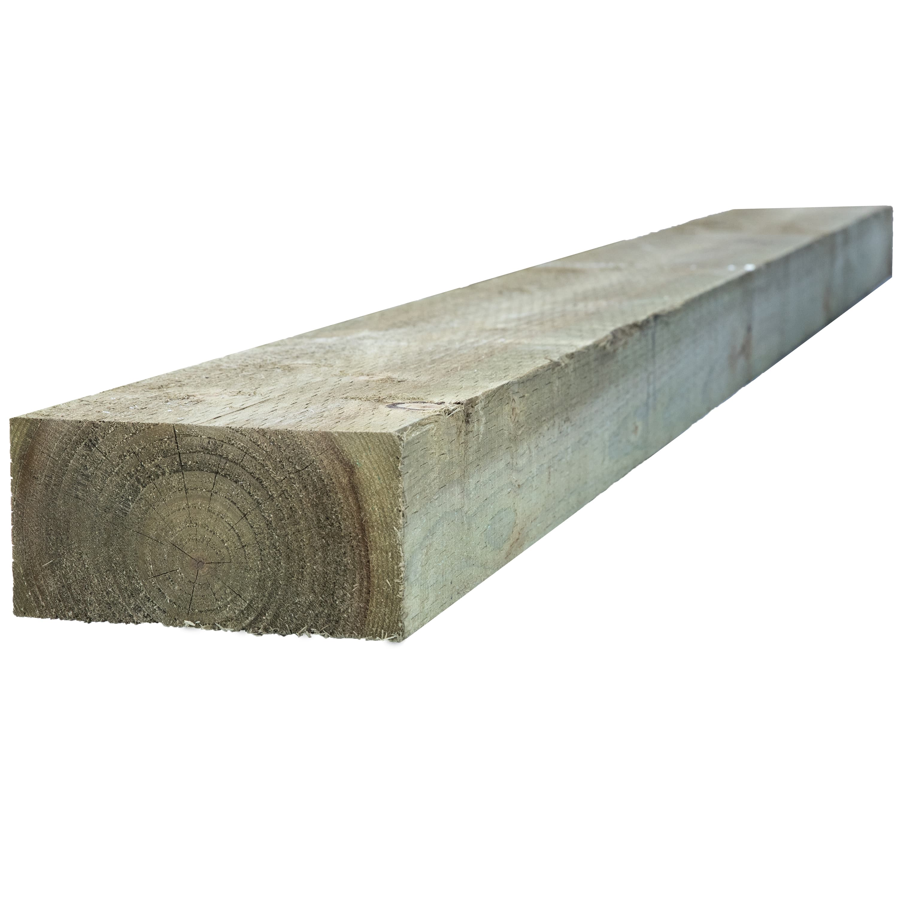 Bsw Timber Green Redwood Incised Treated UC4 Sleeper, 100x200mm x 2.4m