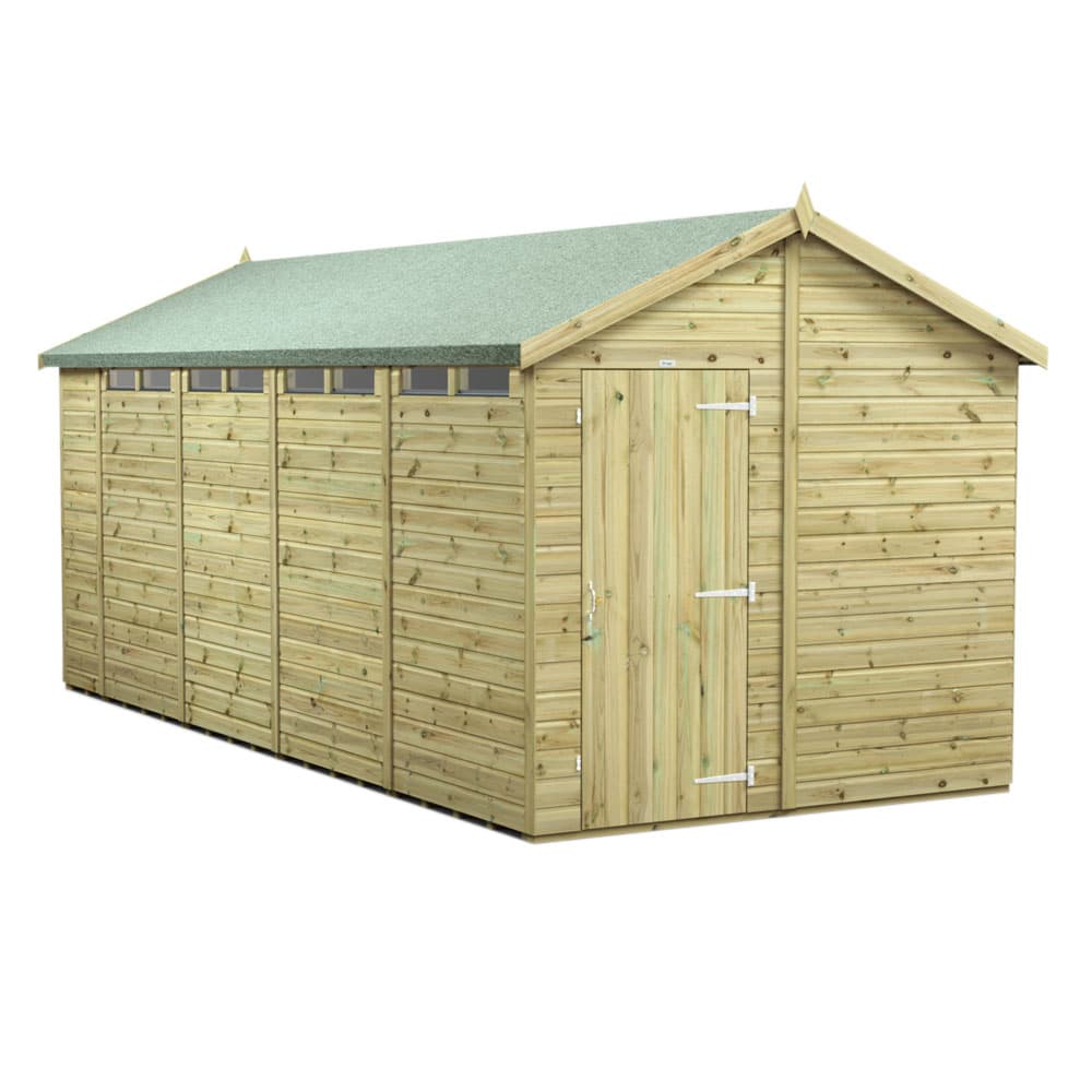 Powersheds 18x8 Premium Powersheds Security Apex