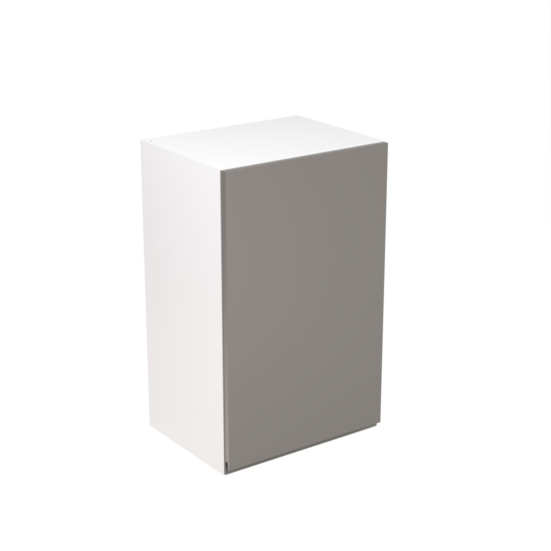 Flatpack Wall Unit J-pull Super Gloss Dust Grey 450mm - FKKJ0340