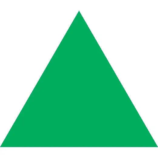 Duct Identification Triangles (50 Triangles pre Pack)