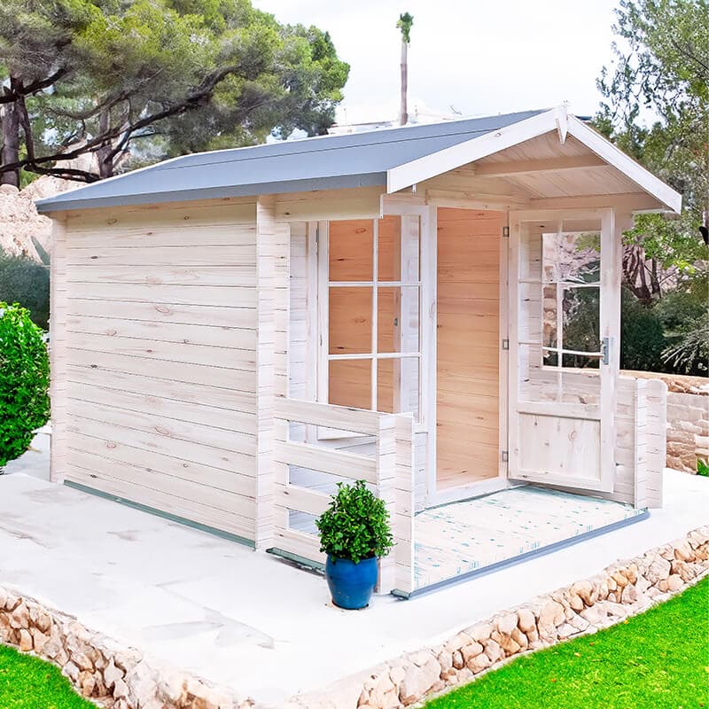 Shire Maulden 2.7m x 3.5m Log Cabin Summer House (19mm)