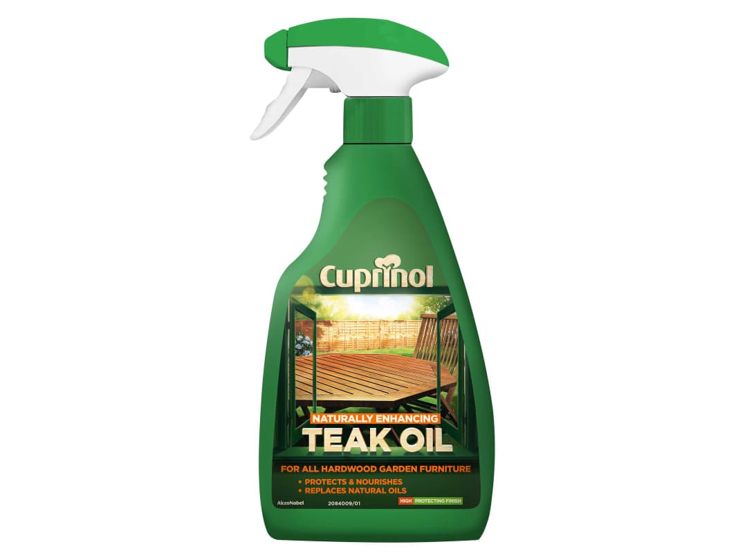 Cuprinol Naturally Enhancing Teak Oil Clear Spray 500ml 5212378