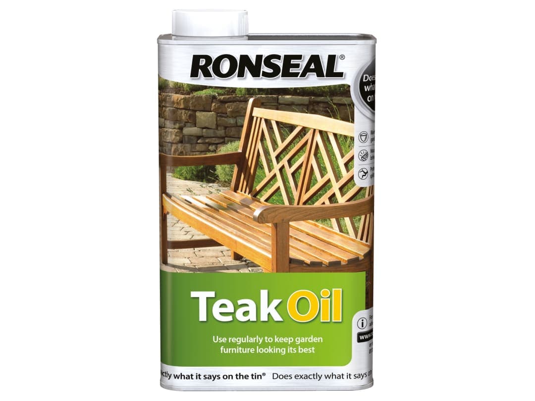 Ronseal Garden Furniture Teak Oil Can 1 litre 35821