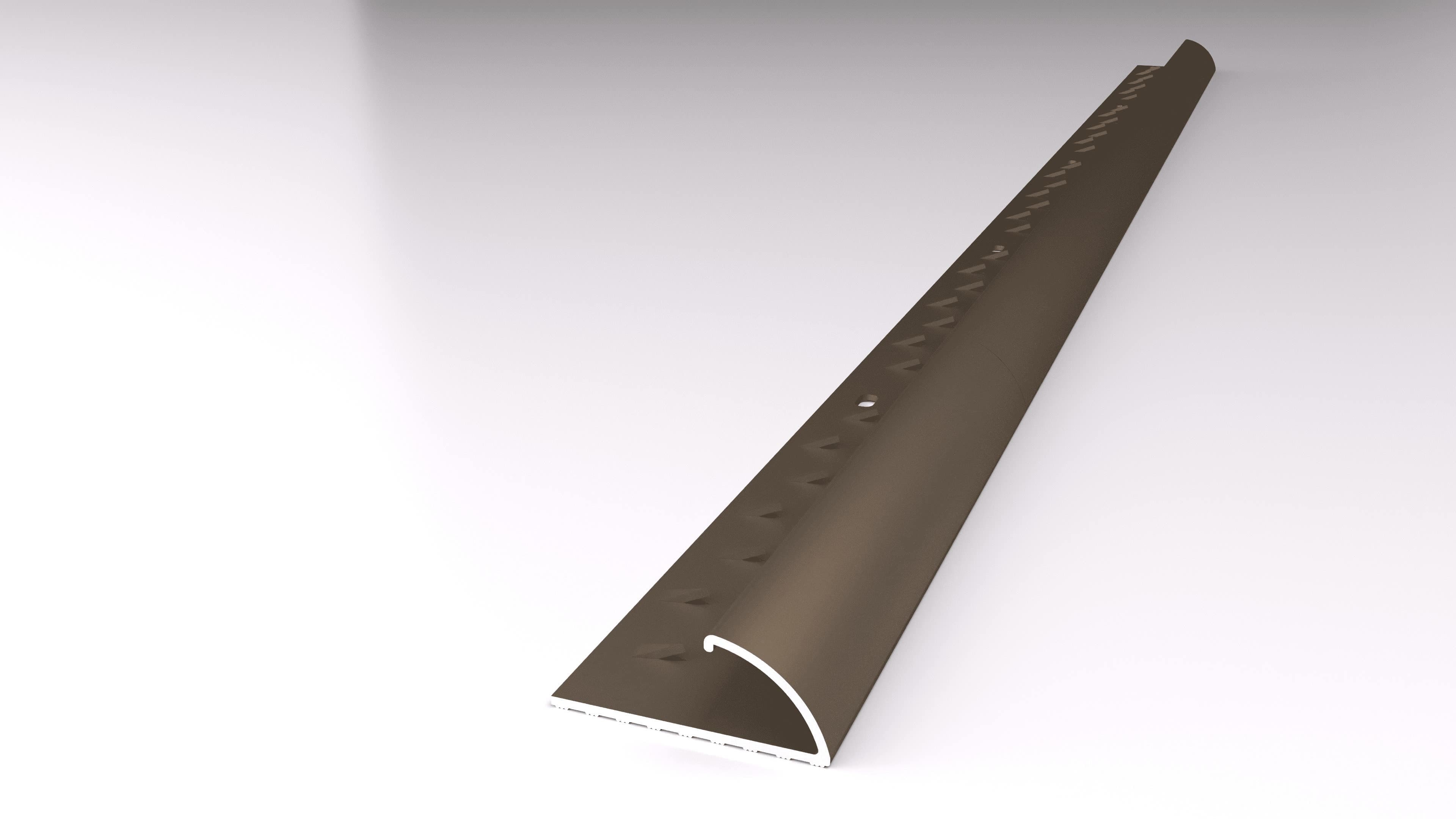Single Carpet Edge Floor Trim - 900mm - Dark Bronze