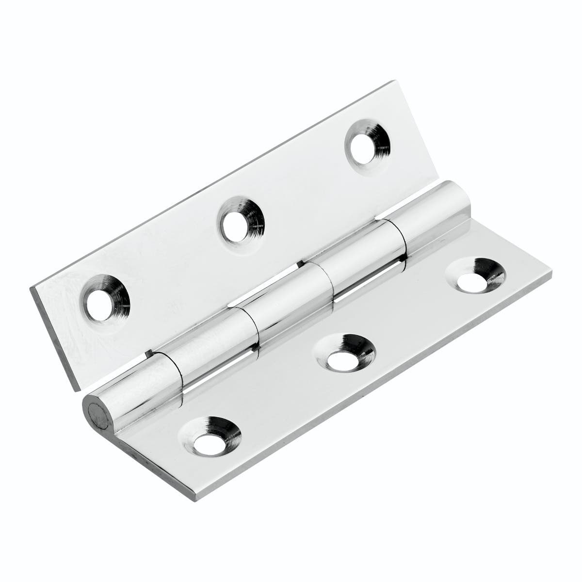 Solid Drawn Butt Hinge - 64x36mm - Polished Chrome - Pair - Hardware Solutions