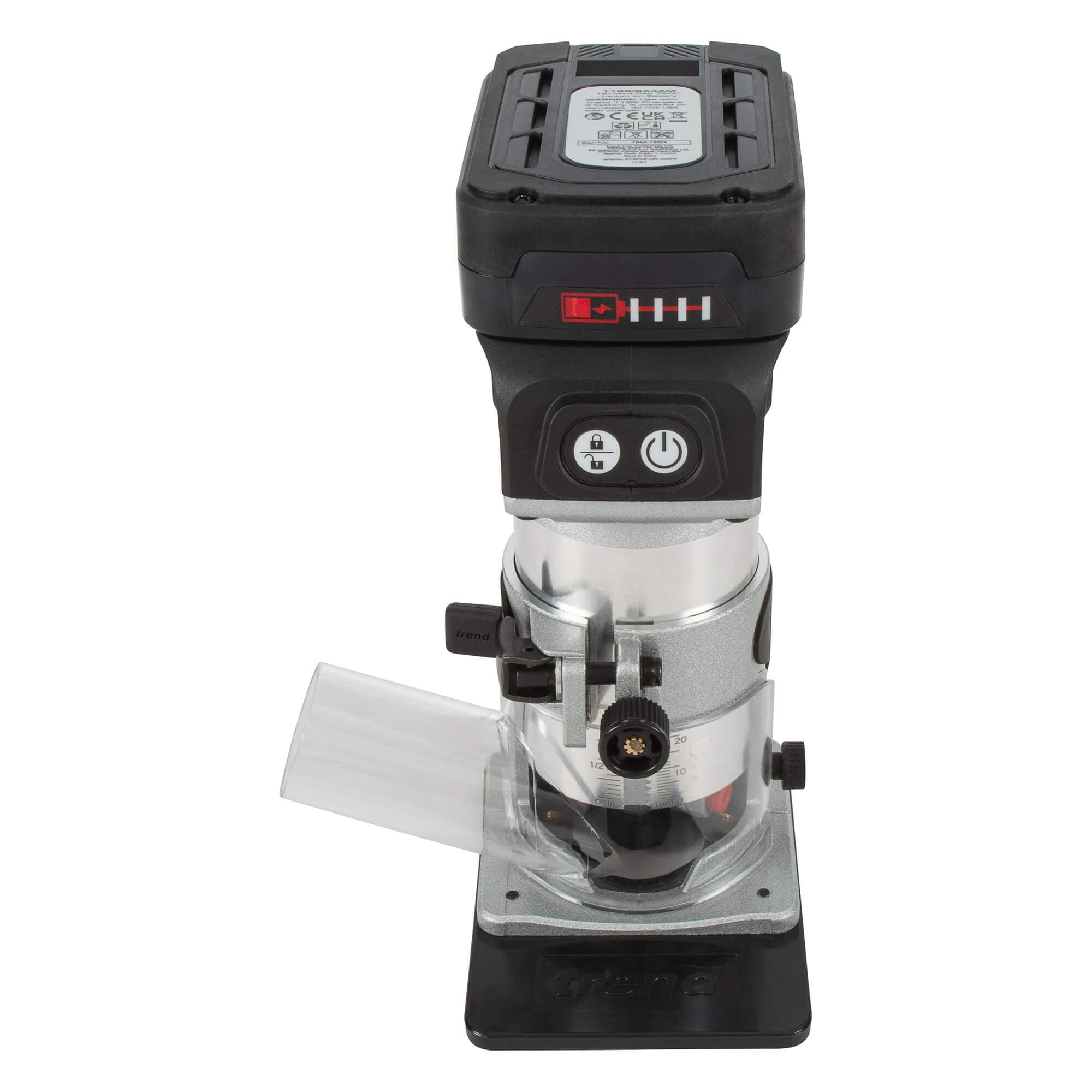 Trend Cordless ?” Trim Router (1X 4Ah) 18V Uk Pk 1 T18S/R14T2