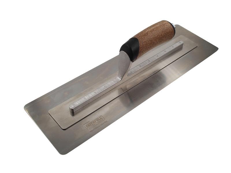 Faithfull Flex Finishing Trowel With Cork Handle 400Mm (16In) PTFLEX16C