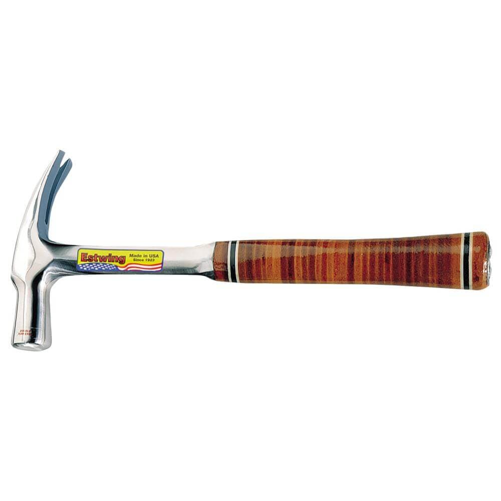 Estwing E24S Straight Claw English Pattern Hammer With Leather Grip 24Oz/672G Pk 1 23524