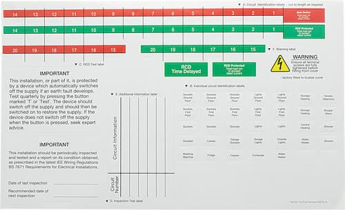 8 Way With 100A Main Switch 1 X Spd 1 X 32A Mcb CFUSW08SPD-01