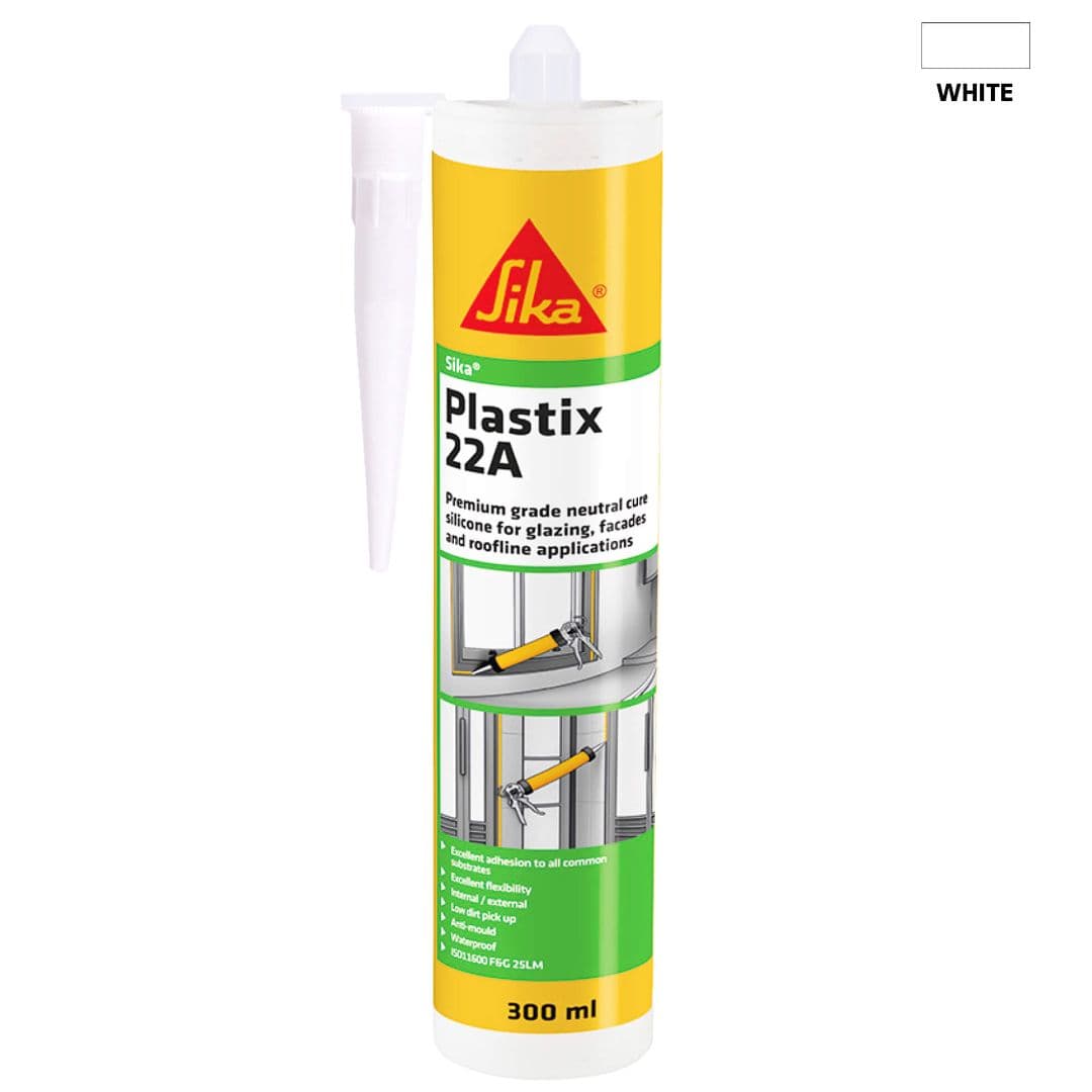 Sika Plastix-22A Prem.grde Brill White 300Ml