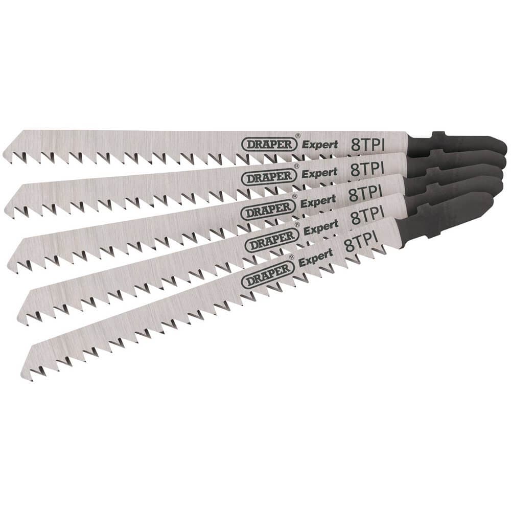Draper 81728 Dt301Cd Jigsaw Blade Set 115Mm (5 Piece) per set