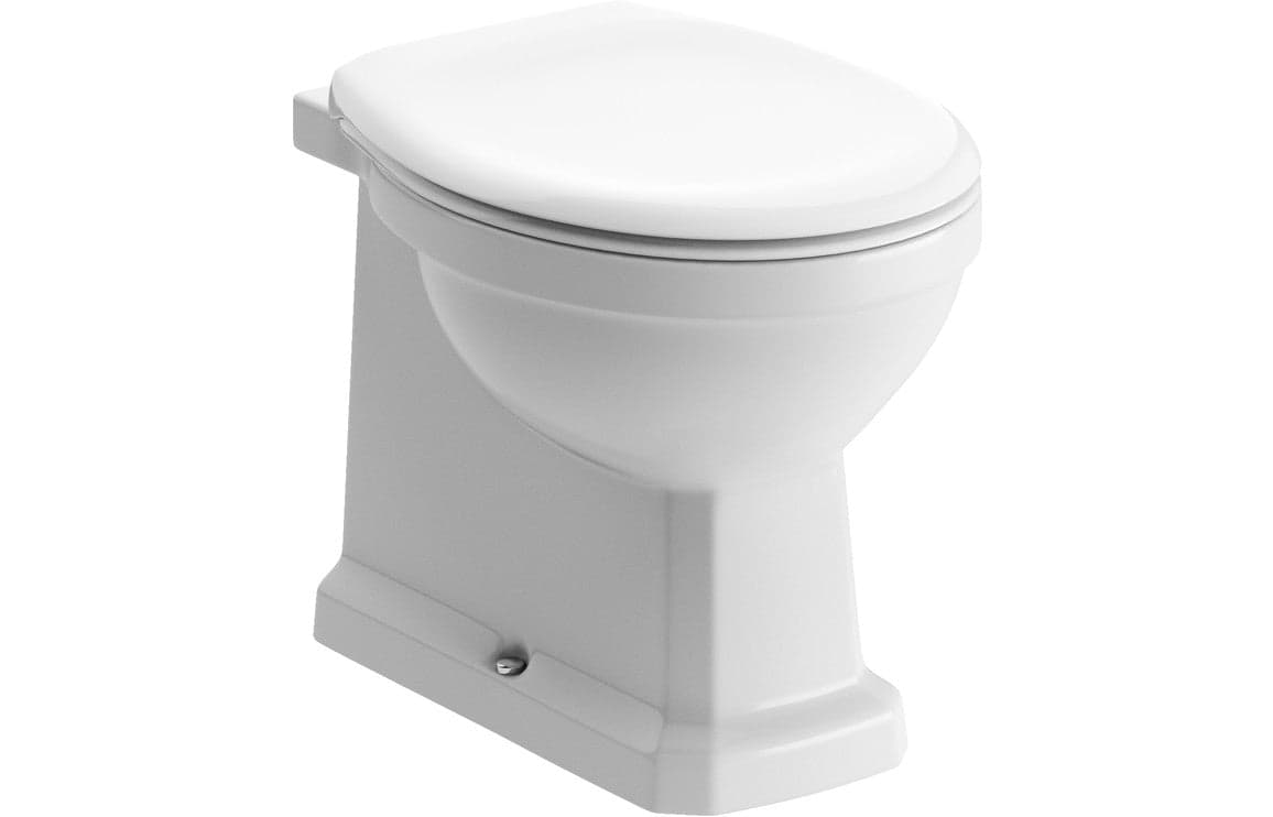 Berlington Traditional Back To Wall WC & Chrome Soft Close Seat
