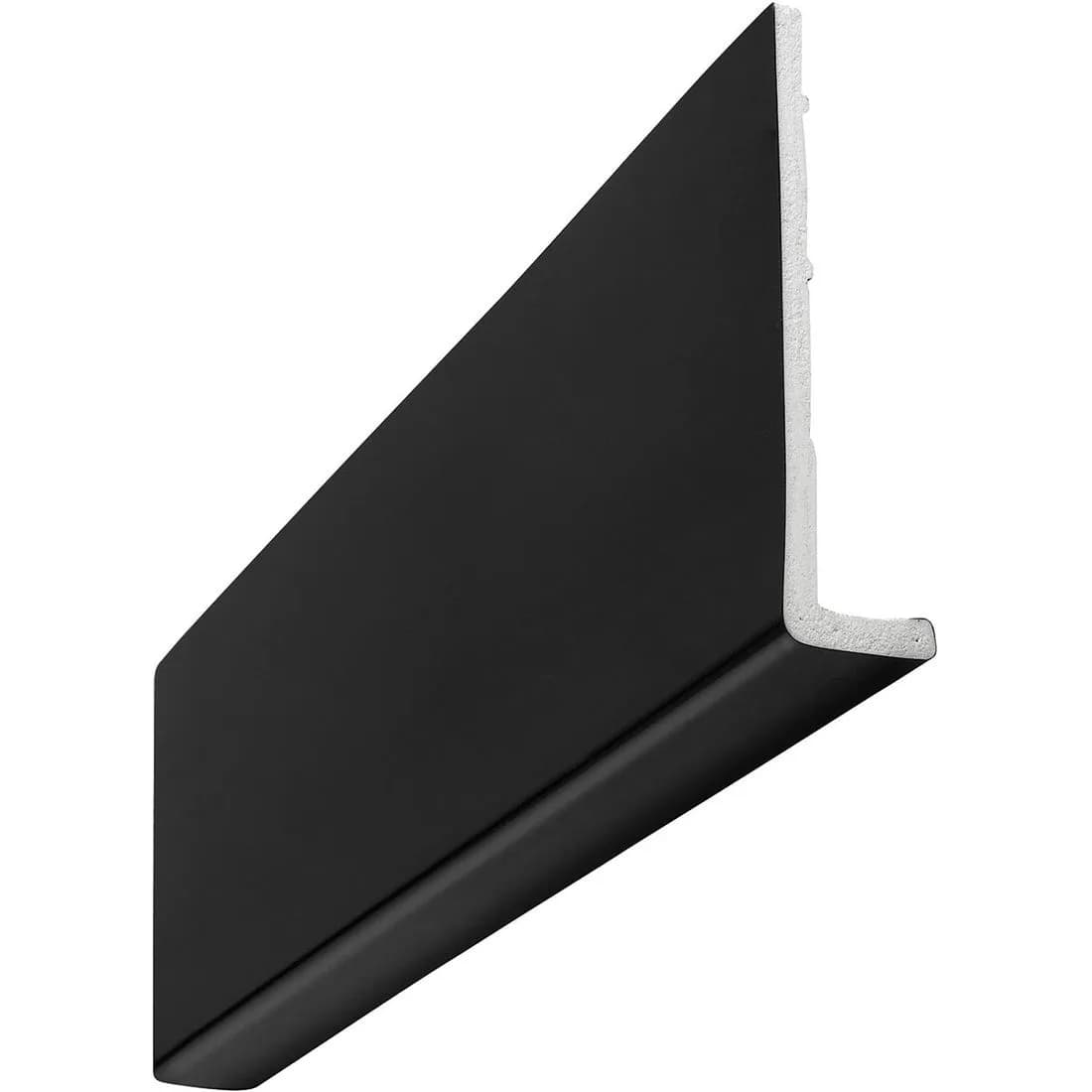 Pvcu Fascia 200 X 10Mm X 5M Single Leg Universal Black