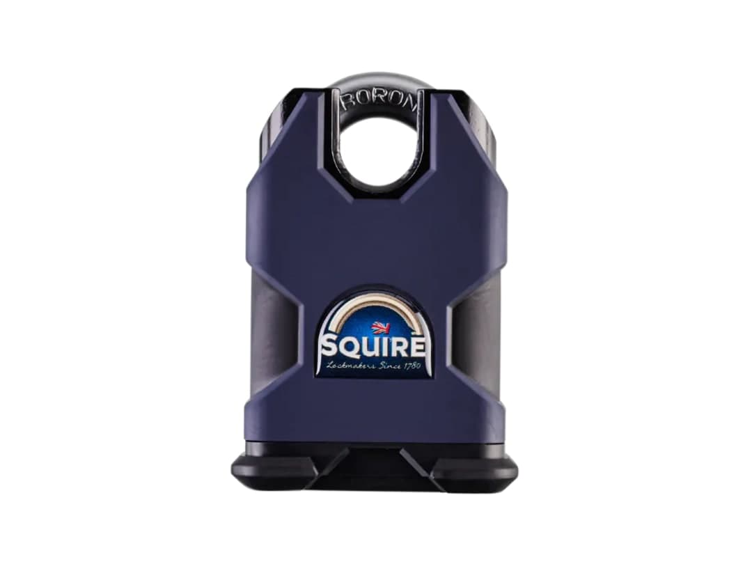 Squire SS50CP5 Stronghold Solid Steel & Brass Padlock 50mm Closed Shackle CEN3 SS50CP5