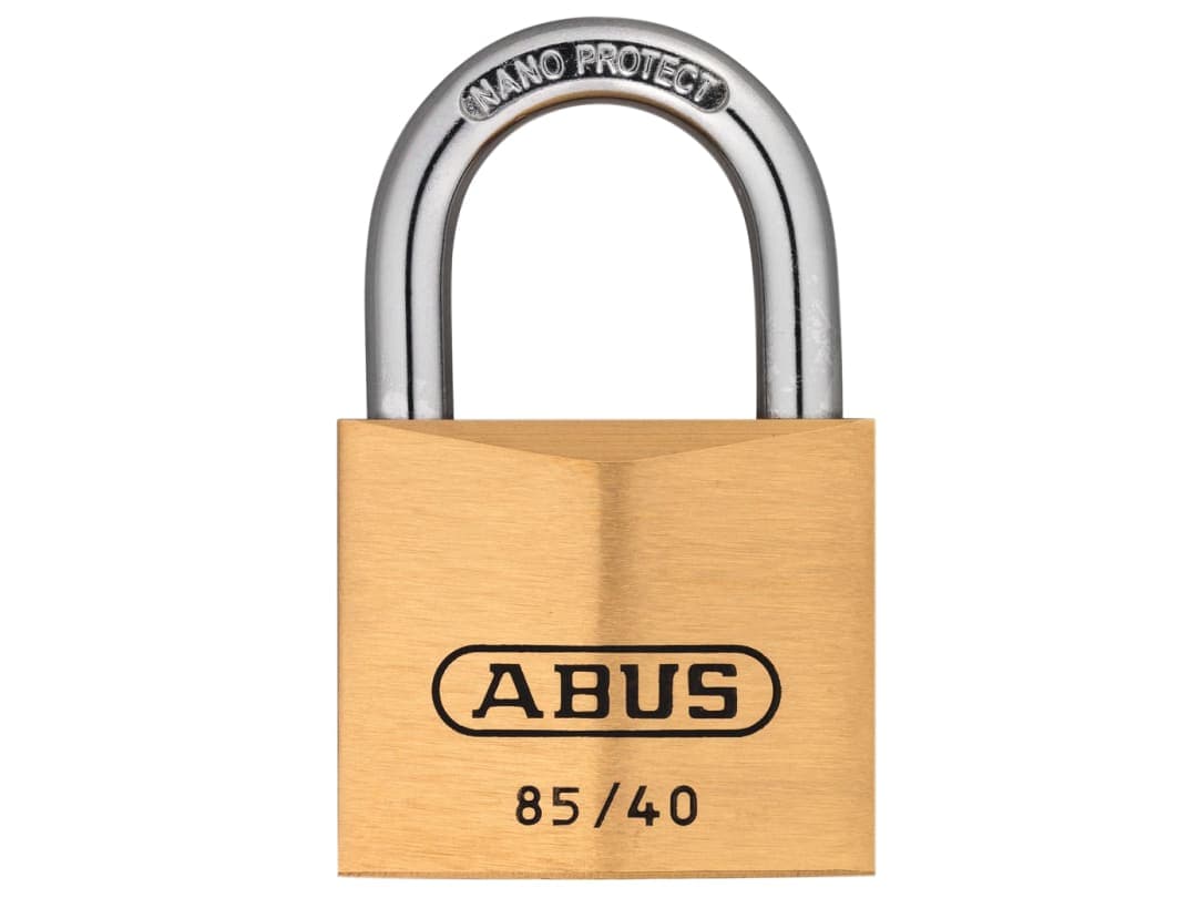 ABUS Mechanical 85/40mm Brass Padlock Carded 10035433-01