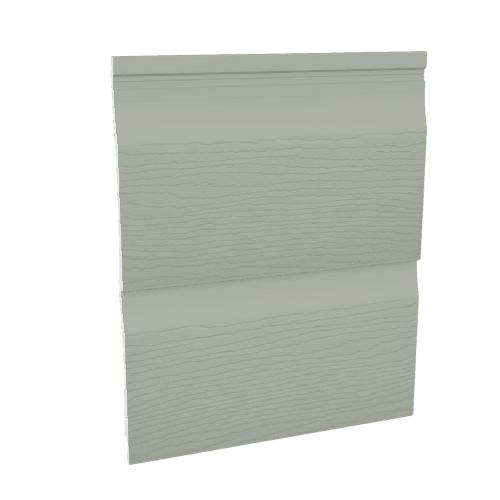 Embossed Double Shiplap Cladding - 333mm x 5mtr Misty Grey - Pack 2