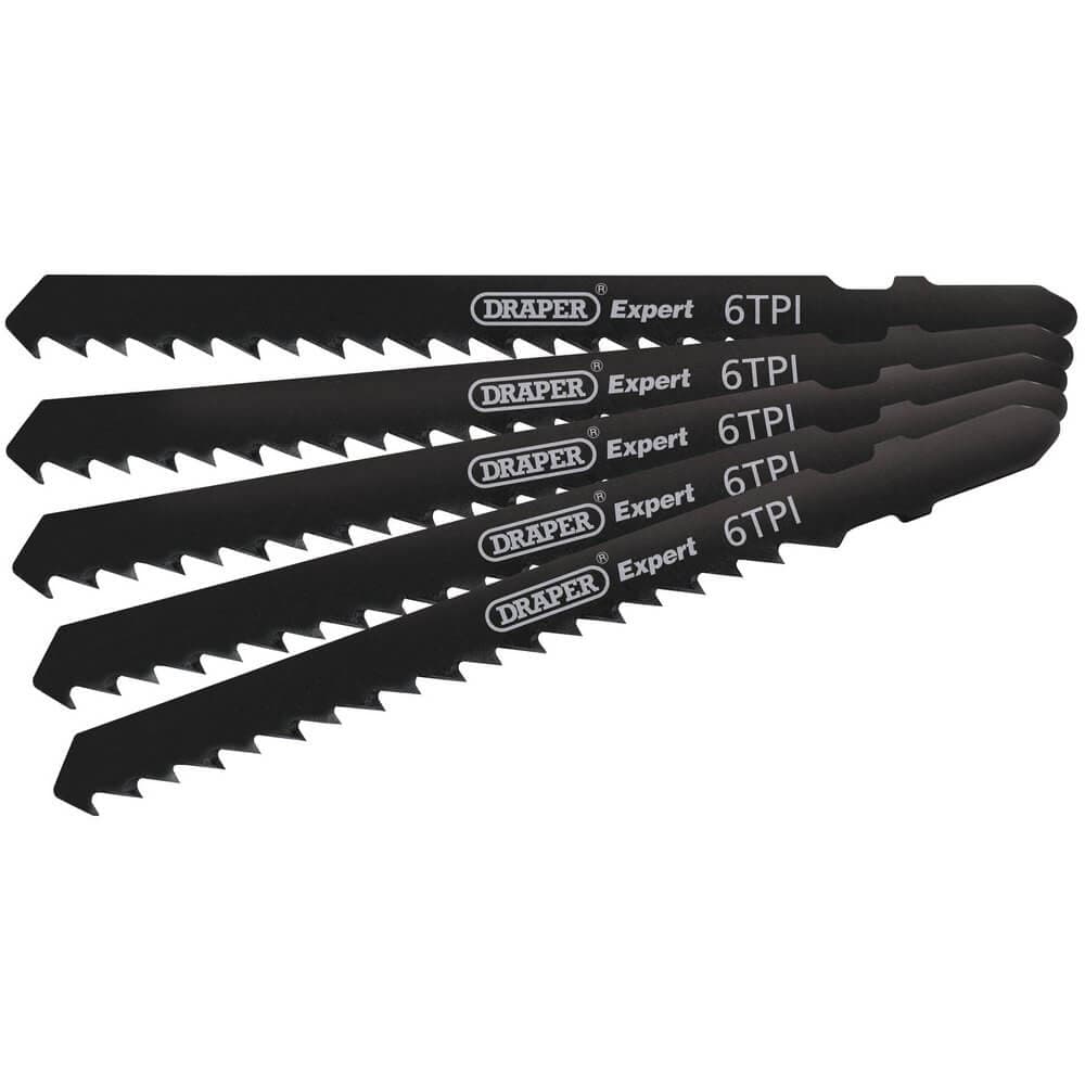 Draper 81725 Dt144D Jigsaw Blade Set 100Mm (5 Piece) per set