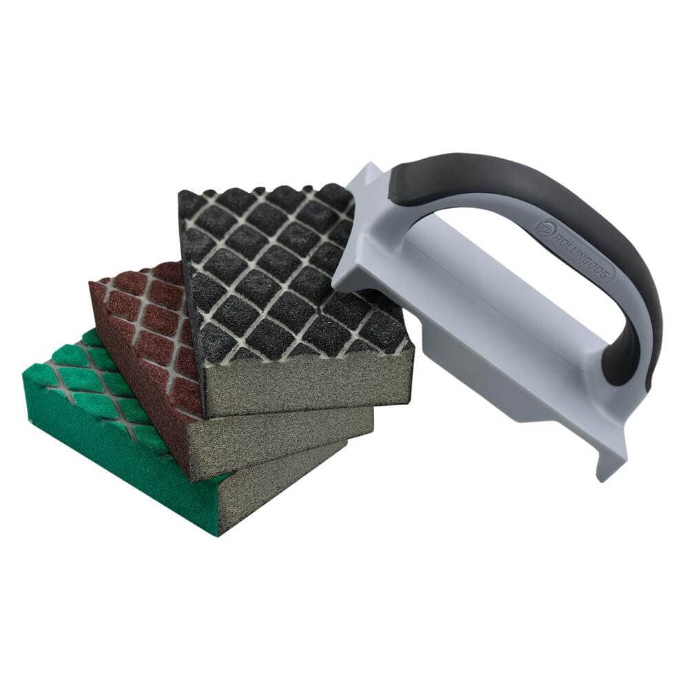 Rollingdog Sanding Sponge Set (4 Piece) Pk 1 09652