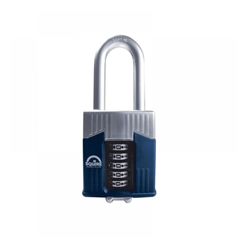 Squire WARRIOR COMBI 65/2.5 Warrior High-Security Long Shackle Combination Padlock 65Mm