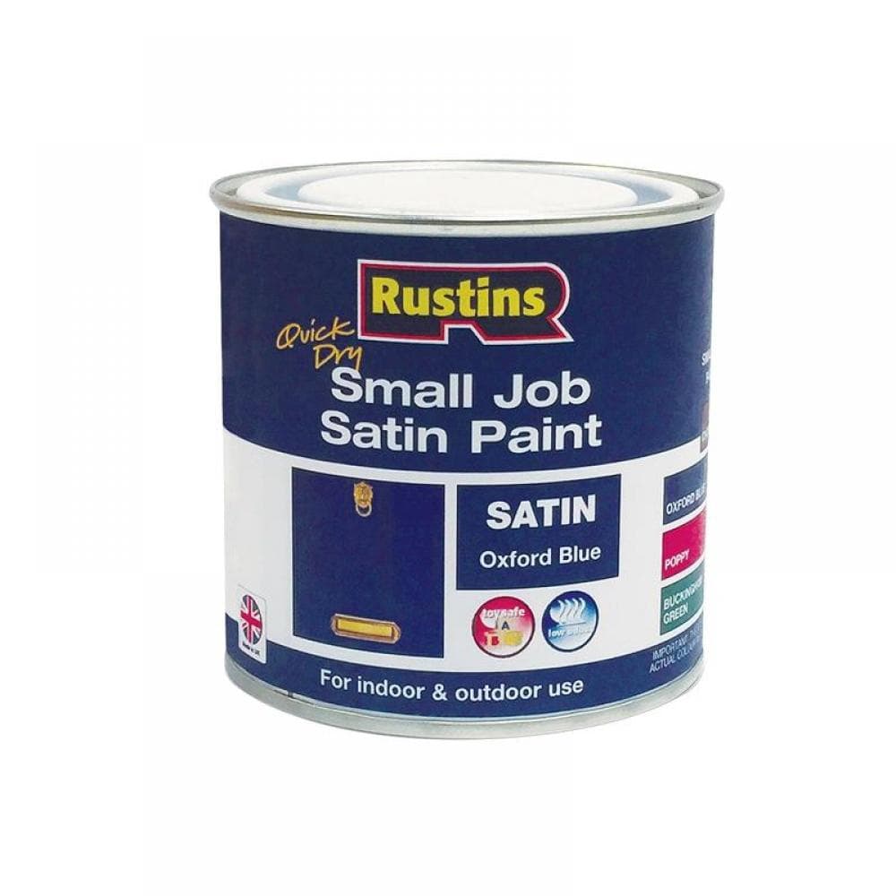 Rustins GPOBW250 Quick Dry Small Job Gloss Paint Oxford Blue 250Ml