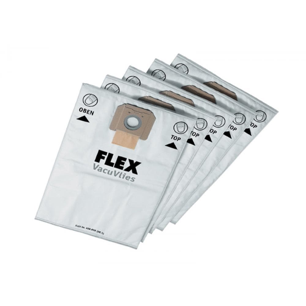 Flex Power Tools 329.630 Fleece Filter Bags (Pack 5)