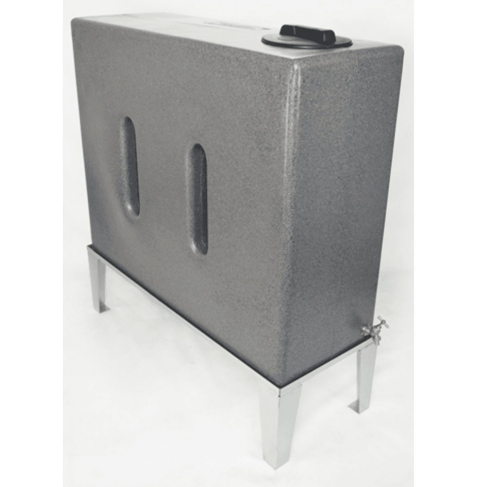 750 Litre Flat Pack Water Butt Stand - Galvanised