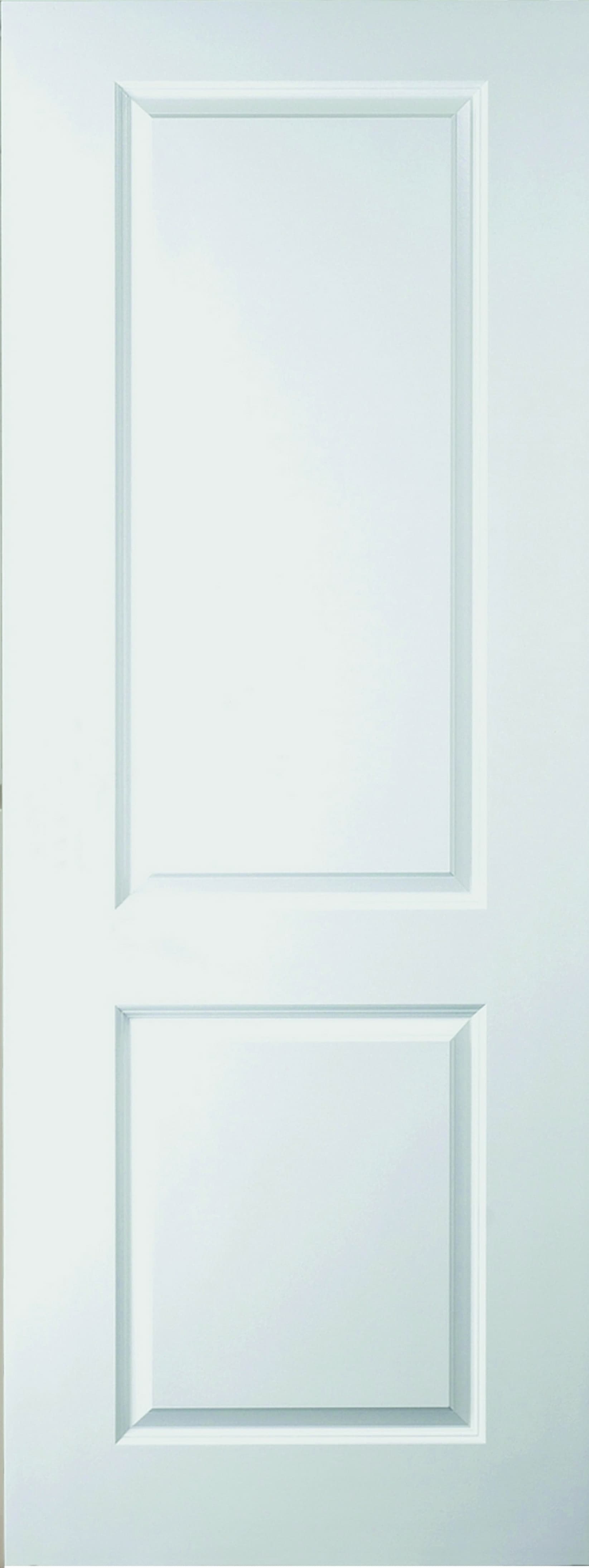 Travis Perkins White Primed 2 Panel Smooth Hollow Core Door 1981 x 838 x 35mm
