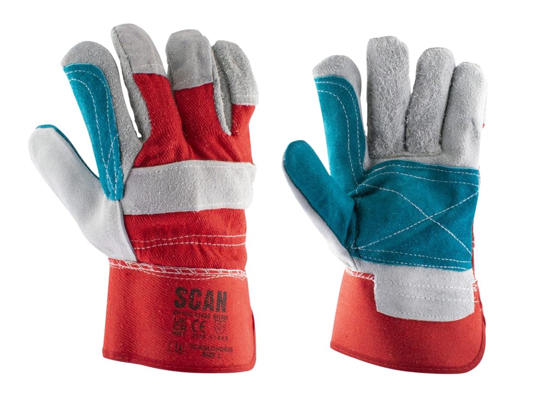 Scan Heavy-Duty Rigger Gloves - Large 6002