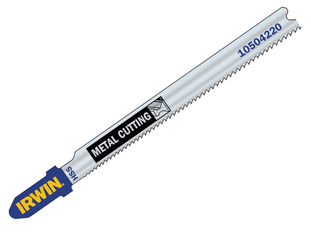 Irwin IRWIN® Metal Cutting Jigsaw Blades Pack of 5 T118A 10504220