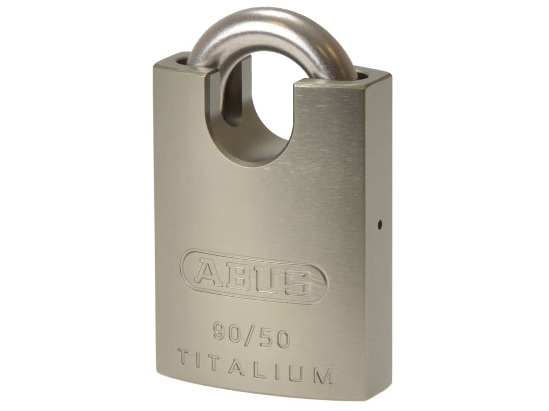 ABUS Mechanical 90RK/50mm TITALIUM™ Padlock Closed Shackle 10055292-01