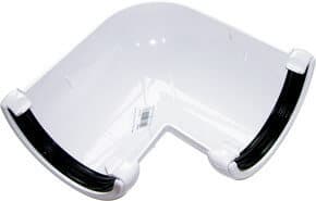 FloPlast Mini Gutter Angle - 90 Degree x 76mm White