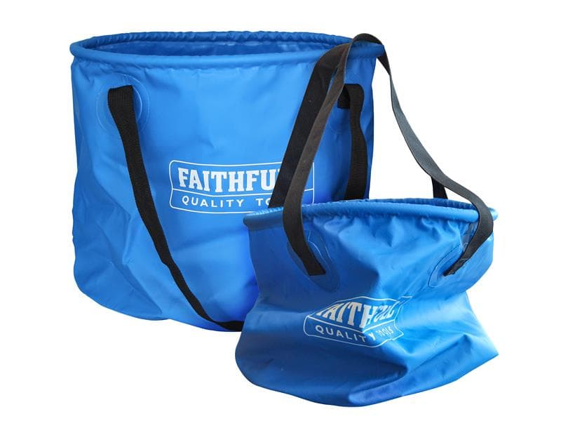 Faithfull FAI1220LBUC Collapsible Bucket Twin Pack