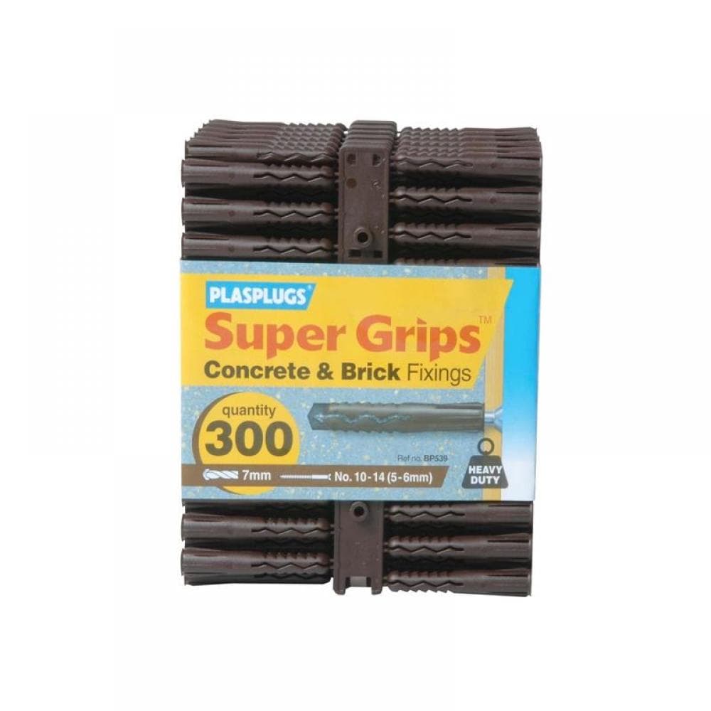Plasplugs BP539CC Bp 539 Solid Wall Super Grips™ Fixings Brown (300)