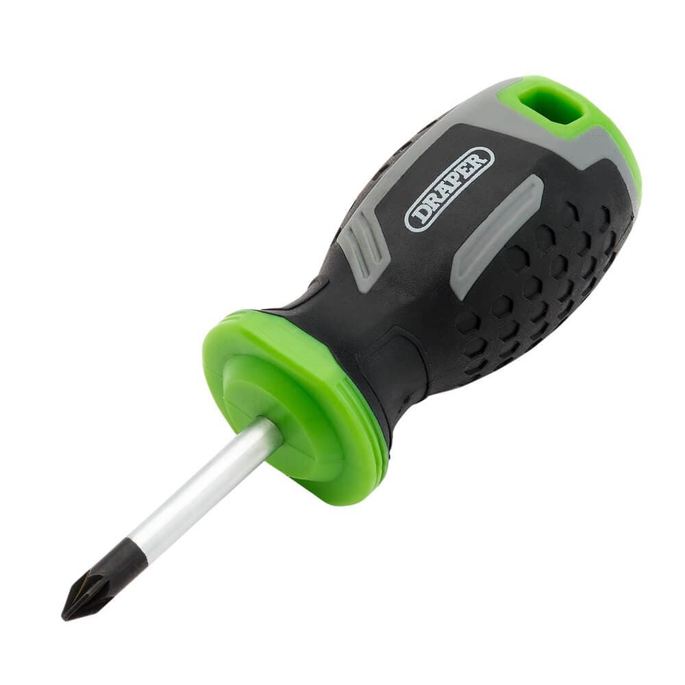 Draper Pozi Soft Grip Screwdriver Pz1 X 38Mm Pk 1 13367