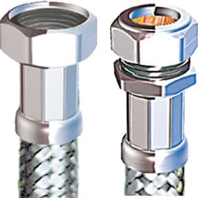 Mv Flexible Tap Conn 15Mm X 3/4in FL3