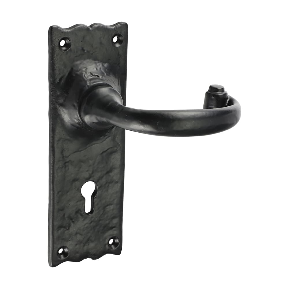 Timco Traditional Lever Lock Handles - Antique Black Box 1 200898