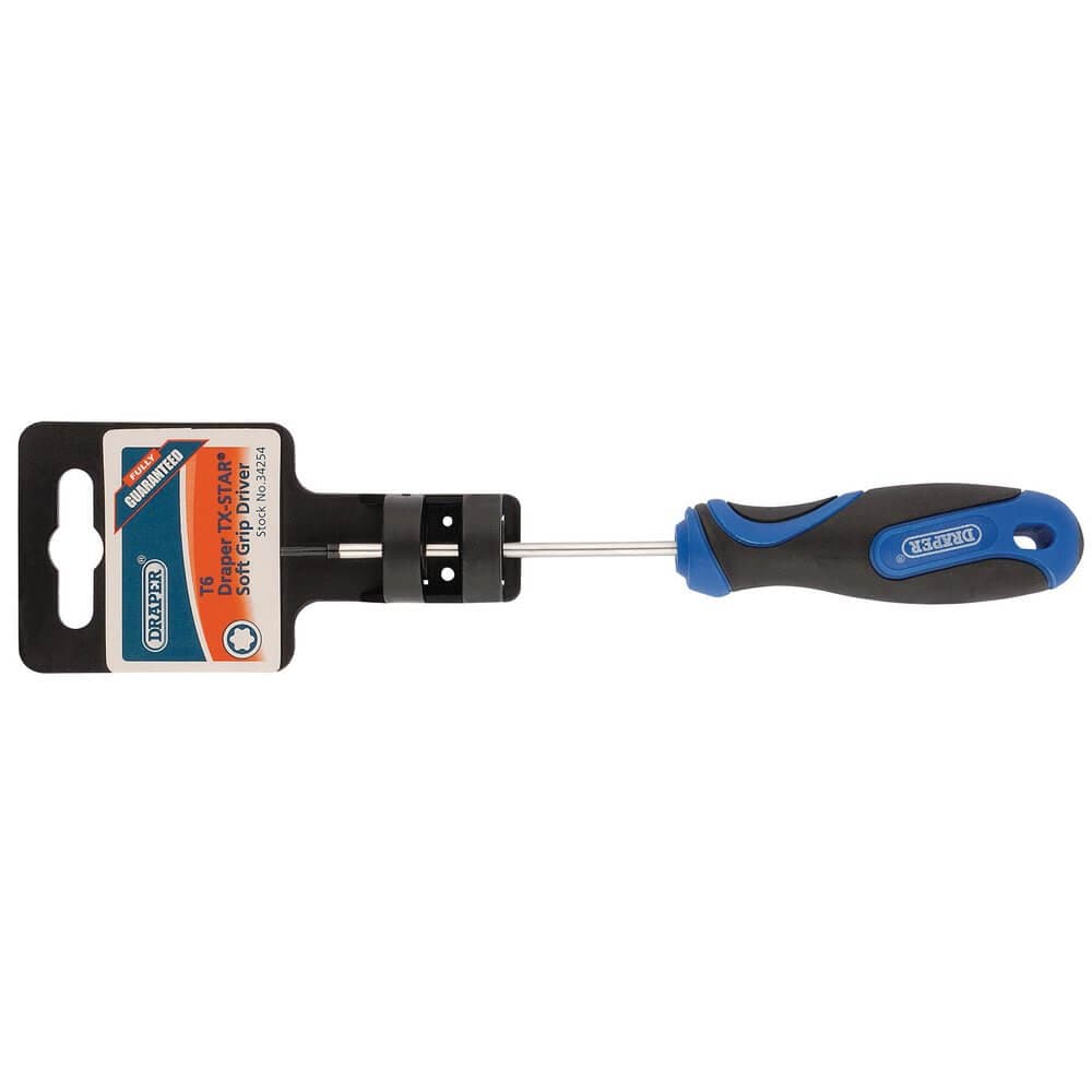 Draper 34254 Tx-Star® Soft Grip Screwdriver T6 each