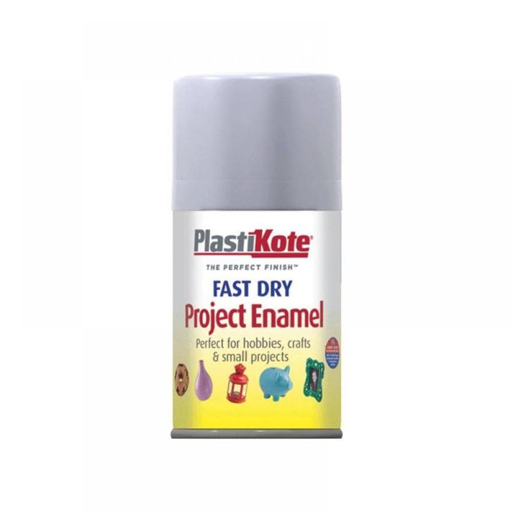Plastikote 001090 Fast Dry Enamel Aerosol Aluminium 100Ml