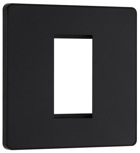Nexus Metal Brushed Steel Single Switched 13A Power Socket NBS21W-01