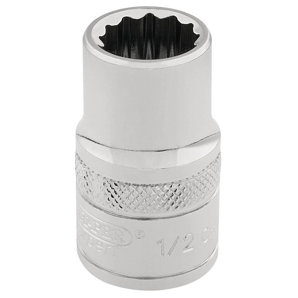 Draper Expert 49387 Hi-Torq® 12 Point Socket 3/8in Sq. Dr. 1/2in each