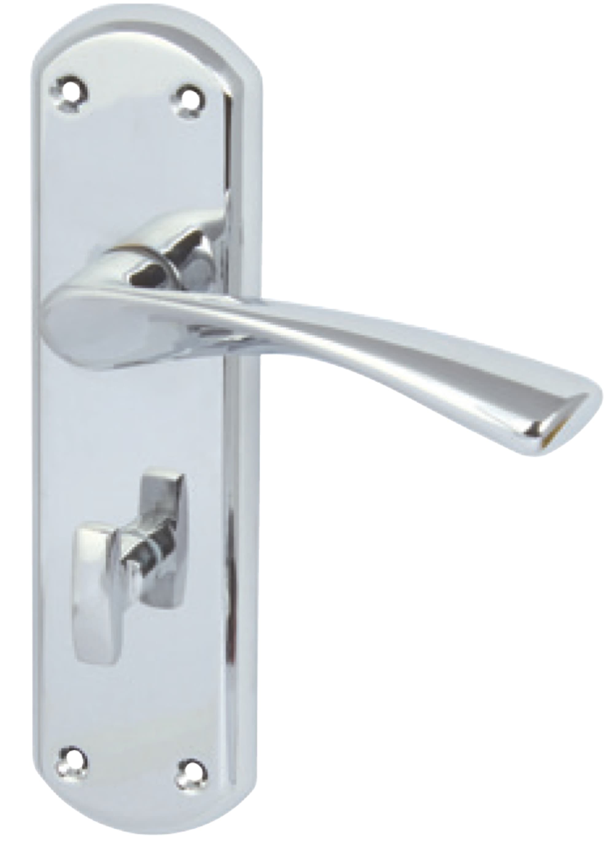 Hafele Olton Lever Bathroom Lock Handle Chrome