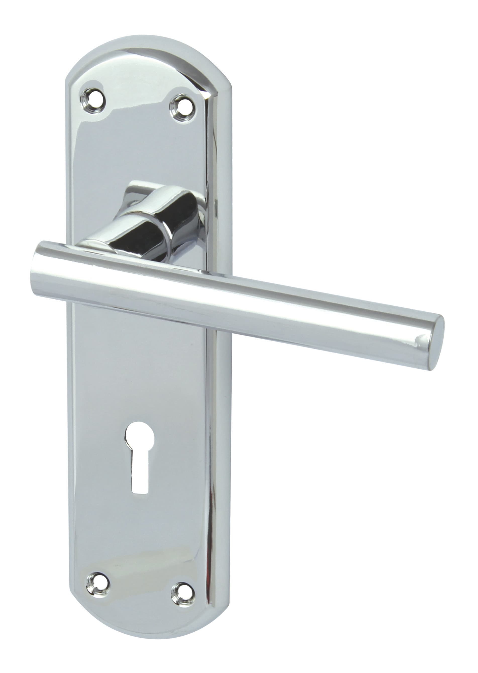 Varthern Lever Handle with Backplates for Lock Chrome 901.78.322
