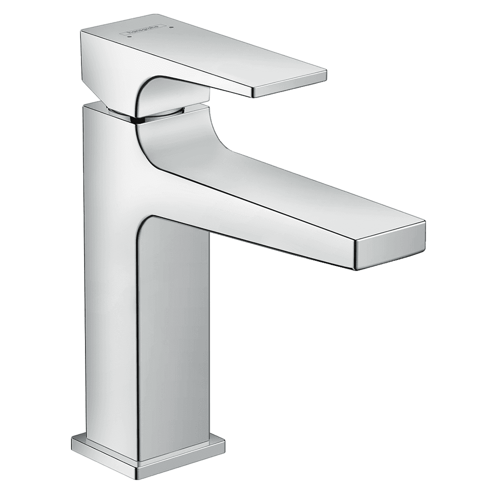 Hansgrohe Metropol Single lever basin mixer 110 with lever handle & push-open waste - Chrome - 32507000
