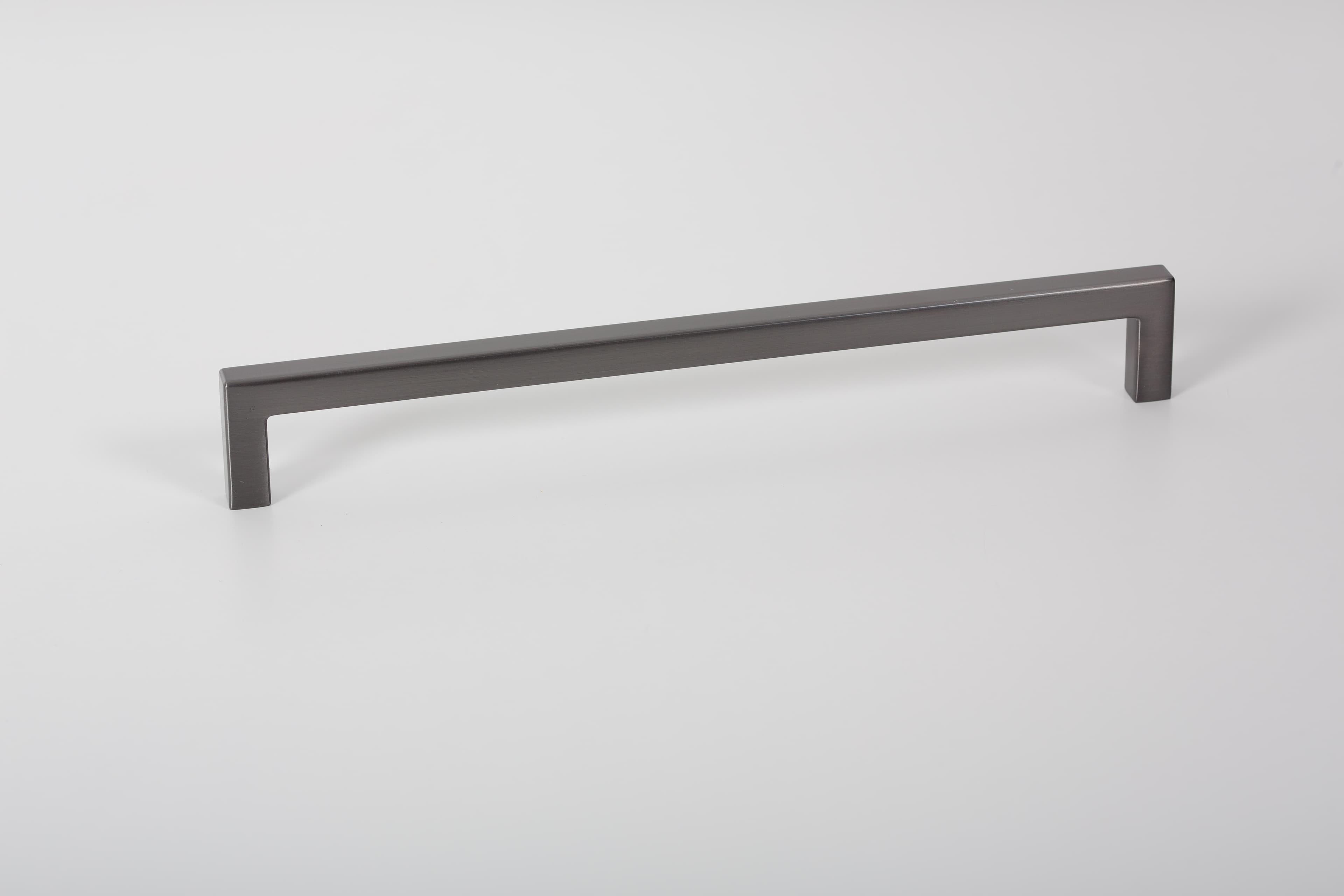 U Pull Handle Brushed Grey 192mm Centre