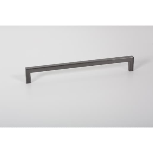 U Pull Handle Brushed Grey 192mm Centre