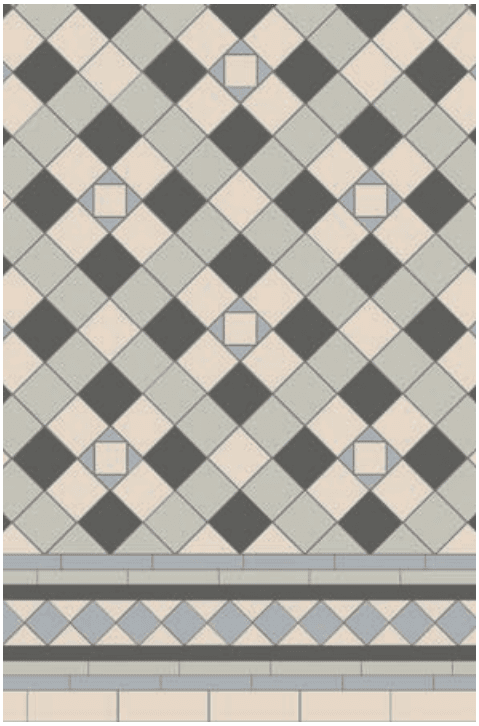 Original Style Victorian Richmond Monochrome Pattern