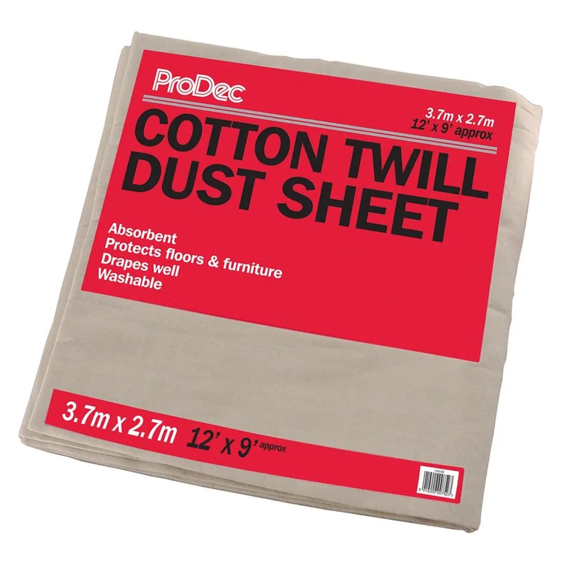 Dust Sheet Cotton Twill 12X9
